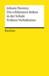 Die schlimmen Buben in der Schule. Frühere Verhältnisse