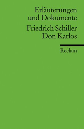 Friedrich Schiller 'Don Karlos'