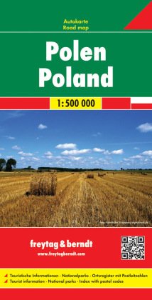 Freytag & Berndt Autokarte Polen 1:500.000. Polska. Pologna. Poland. Pologne