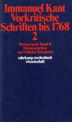 Vorkritische Schriften bis 1768 - Tl.2