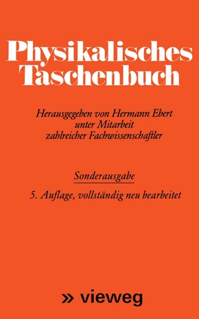 Physikalisches Taschenbuch, Sonderausg.