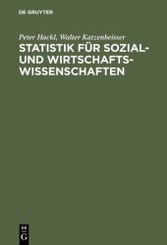 Statistik f&uuml;r Sozial- und Wirtschaftswissenschaften