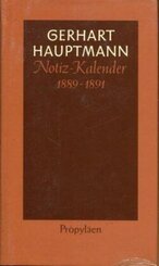 Notiz-Kalender 1889 bis 1891