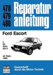 Ford Escort  L / GL / Ghia / XR-3   ab Sept. 1980