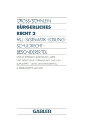Bürgerliches Recht: Bürgerliches Recht 3