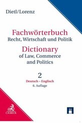 Fachwörterbuch Recht, Wirtschaft und Politik Band 2: Deutsch - Englisch - Bd.2