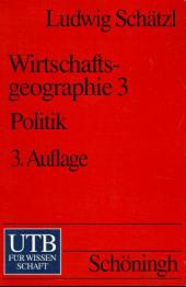 Wirtschaftsgeographie - Tl.3