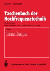 Taschenbuch der Hochfrequenztechnik, 3 Bde.: Grundlagen