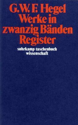 Werke in zwanzig Bänden, Register