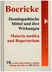Homöopathische Mittel und ihre Wirkungen, Materia medica und Repertorium