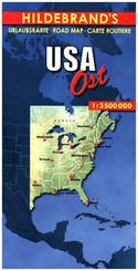Hildebrand's Urlaubskarte USA, Ost; USA, the East; USA l'Est