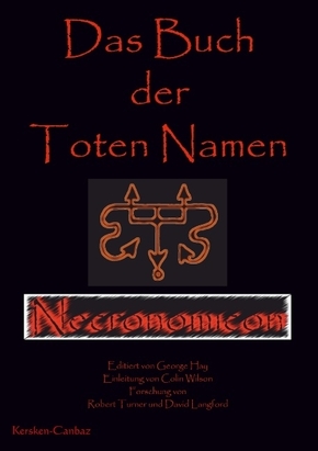 Das Buch der Toten Namen, Necronomicon