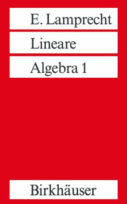Lineare Algebra: Lineare Algebra