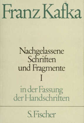 Nachgelassene Schriften und Fragmente, in der Fassung der Handschriften - Tl.1