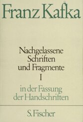Nachgelassene Schriften und Fragmente, in der Fassung der Handschriften - Tl.1