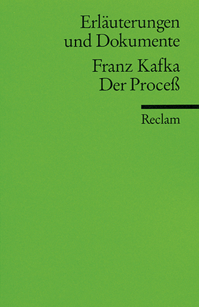 Franz Kafka 'Der Proceß'