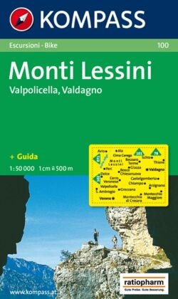 Kompass Karte Monti Lessini, Valpolicella, Valdagno