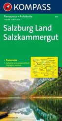 KOMPASS Panorama Salzburg Land, Salzkammergut; Salisburgo, Salzkammergut