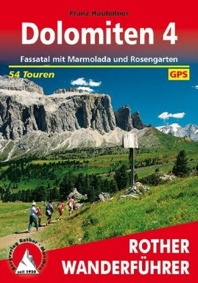 Dolomiten, Fassatal mit Marmolada und Rosengarten