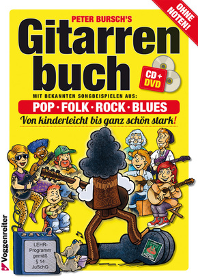 Gitarrenbuch, m. Audio-CD u. DVD. Bd.1 - Bd.1