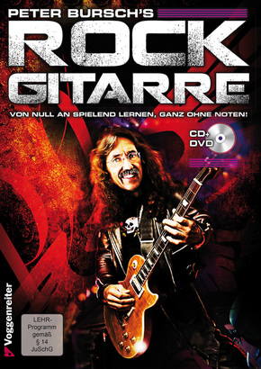 Peter Bursch's Rock Gitarre, m. 1 Audio-CD, m. 1 Audio-DVD