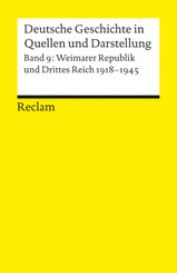 Deutsche Geschichte in Quellen und Darstellung - Bd.9