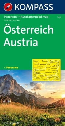 KOMPASS Autokarte Österreich, Austria 1:600.000. Austria. Austriche