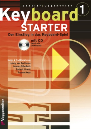 Keyboard-Starter, m. Audio-CD - Bd.1