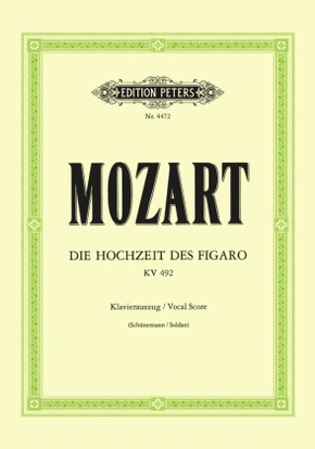 Die Hochzeit des Figaro, KV 492, Klavierauszug