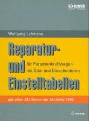 Reparatur- und Einstelltabellen, Ausgabe 1996