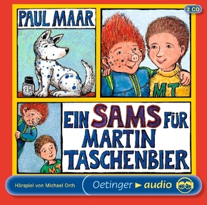 Das Sams 4. Ein Sams für Martin Taschenbier, 2 Audio-CD