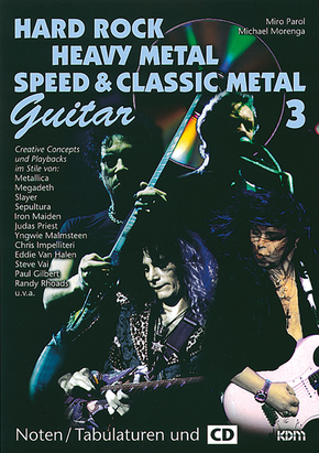 Hard Rock, Heavy Metal, Speed und Classic Metal Guitar, m. Audio-CD - Bd.3