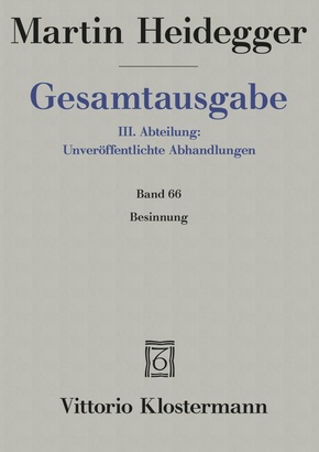 Besinnung (1938/39). Im Anhang: Mein bisheriger Weg