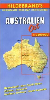 Hildebrand's Urlaubskarte Australien Ost. Australia East / Australie Est