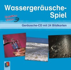 Wassergeräusche-Spiel, 1 Audio-CD + 24 Bildkarten
