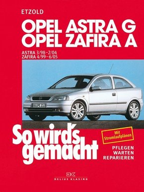So wird's gemacht: Opel Astra G 3/98 bis 2/04 - Opel Zafira A 4/99 bis 6/05