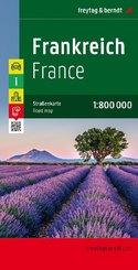 Freytag & Berndt Autokarte Frankreich. France. Frankrijk; Francia