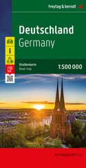 Deutschland, Straßenkarte 1:500.000, freytag & berndt. Alemania. Duitsland; Germany; Allemagne; Germania