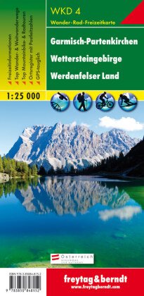 Freytag & Berndt Wander-, Rad- und Freizeitkarte Garmisch-Partenkirchen, Wettersteingebirge, Werdenfelser Land