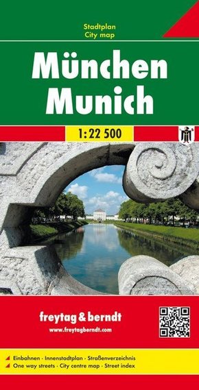 Freytag & Berndt Stadtplan München. Munich. Monaco