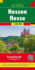 Freytag & Berndt Auto- und Freizeitkarte Hessen; Hesse / Assia