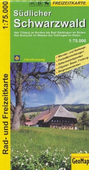 GeoMap Karte Südlicher Schwarzwald