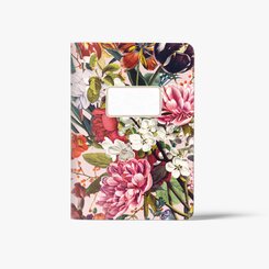 Hefte A5 Pattern Blumengru&szlig;