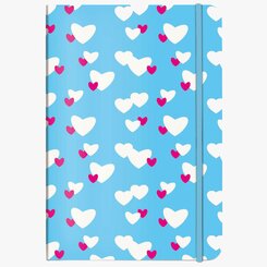 Notizbuch A5 Unicef Herzwolken