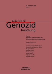 Zeitschrift f&uuml;r Genozidforschung, 24. Jahrgang 2026, Heft 1