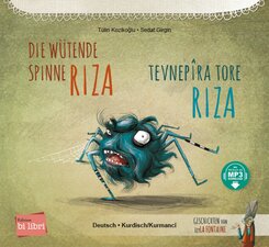 Die w&uuml;tende Spinne Riza (Deutsch-Kurdisch/Kurmanc&icirc;)