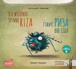 Die w&uuml;tende Spinne Riza (Deutsch-Russisch)