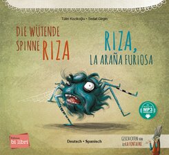 Die w&uuml;tende Spinne Riza (Deutsch-Spanisch)