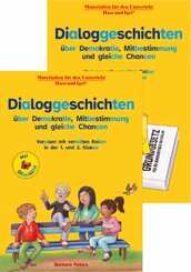 Kombipaket Dialoggeschichten &uuml;ber Demokratie, Mitbestimmung und gleiche Chancen / Silbenhilfe