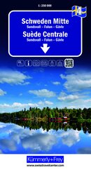 K&uuml;mmerly+Frey Regional-Strassenkarte 4 Schweden Mitte 1:250.000